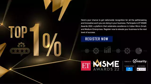 ET MSME Awards 2022: Third edition of India’s most influential awards to recognise top Indian MSMEs now open for registrations