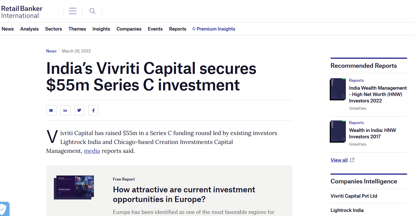 India’s Vivriti Capital secures $55m Series C investment